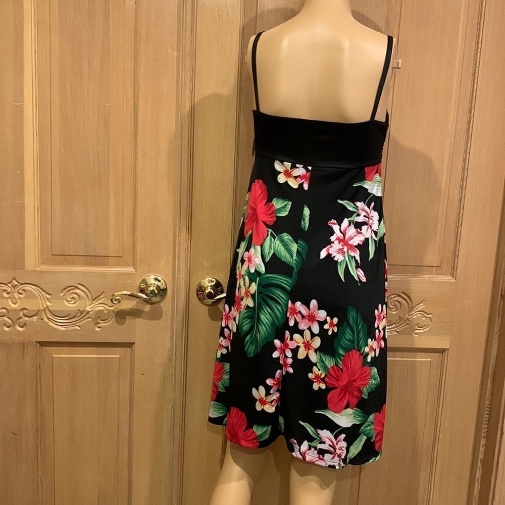 NWT Hilo Hattie twist front camisole dress black sz S - Picture 3 of 5
